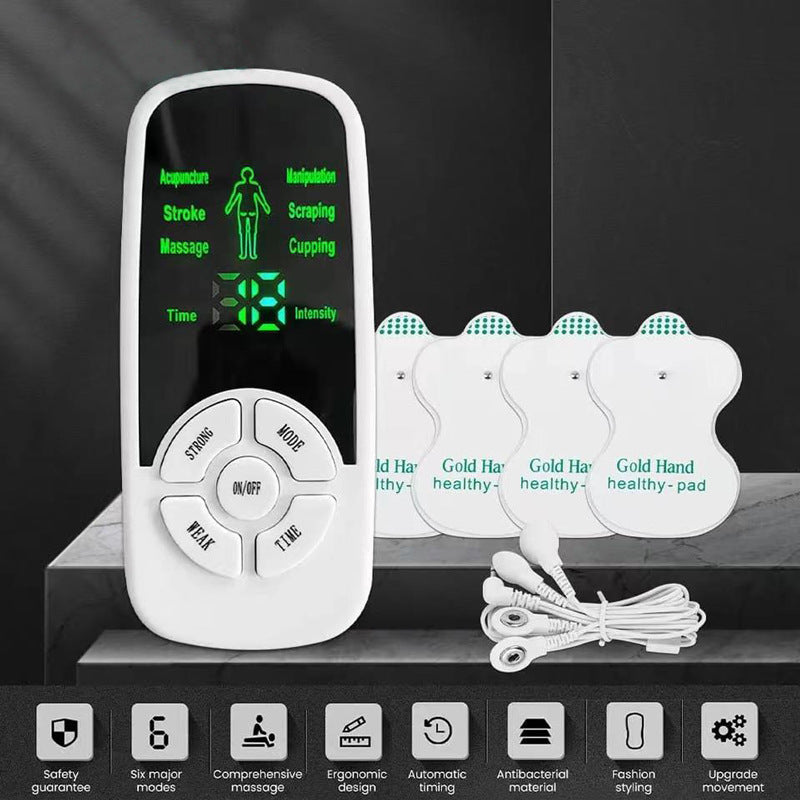 Multi functional cervical massager meridian massager waist electrical therapy pulse therapy device