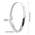 V-shaped Facial Slimming Device EMS Microcurrent Smart V-Face Beauty Instrument Facial Massager Chin Slimmer - White