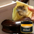 1 pcs Wood Seasoning Beewax Wood Care Wax Solid Wood Maintenance Cleaning Polished Waterproof Wear-Resistant Wax Furniture - 85g with Rag