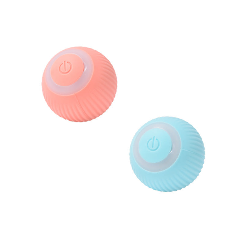 Pet supplies Gravity intelligent rolling ball Cat toys for self fun and relaxation Cat toy ball Pet toy ball - Pink