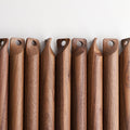 North American Black Walnut Rolling Pin With Hole Solid Wood Baking Dumpling Sticks Kitchen Baking Tools Extended - D36cm Oblique hole