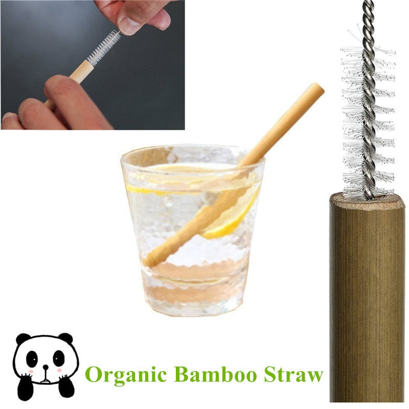 6Pcs/set Japanese Wooden Dinnerware Set Cutlery Set Bamboo Fork Knife With Cloth Bag Kitchen Tools picnic travel camping outdoor