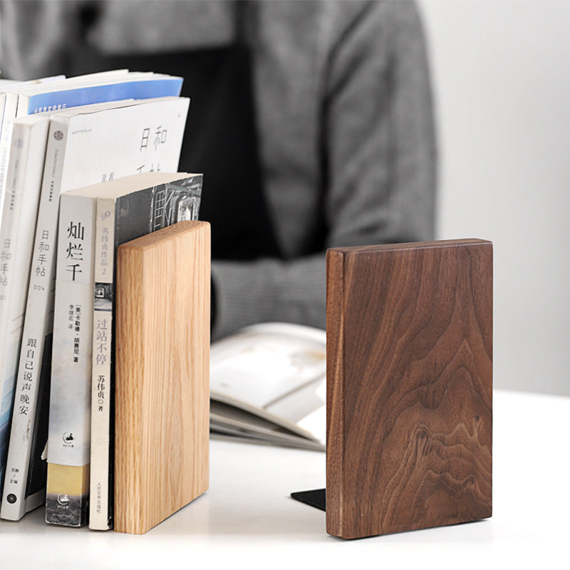 Black Walnut Bookstand Wooden Bookstand Solid Wood Bookstand Wooden Bookend