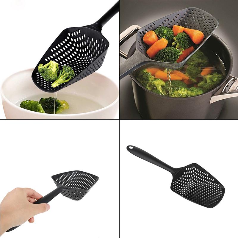 Large Kitchen Colander – BPA-Free Plastic Strainer for Pasta, Vegetables & Fruits