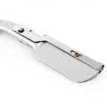 QSHAVE Hand Made Straight Razor Wood Handle Classic Safety Straight Razor Fit Whole Piece Double Edge Razor Blade