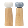 Wood Salt & Pepper Mill Pepper Grinder Salt Shaker with Ceramic Rotor