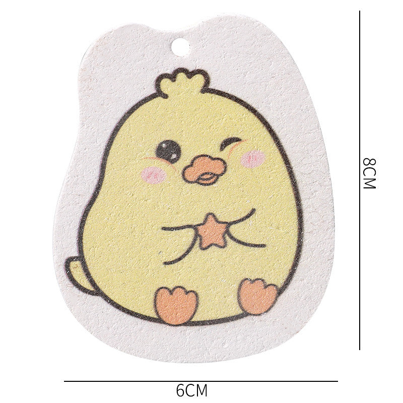 Cartoon Absorbent Wood Pulp Cotton Compressed Sponge Wipes With Water And Becomes Large Dishcloth Non-Stick Oil Sponge Brush Pot And Bowl Artifact