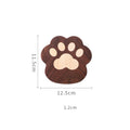 Black Walnut Cat Claw Coaster Creative Cute Solid Wood Insulation Pad Wooden Teapot Mug Pad