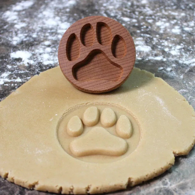 Cookie Embossing Stamp Mold Beech Postmark Stamp Wood Animal Plant Cookie Mold - Life Tree