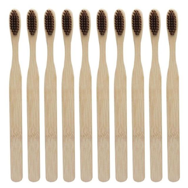 3pcs Bamboo Toothbrushes