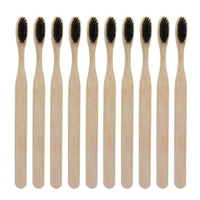 3pcs Bamboo Toothbrushes