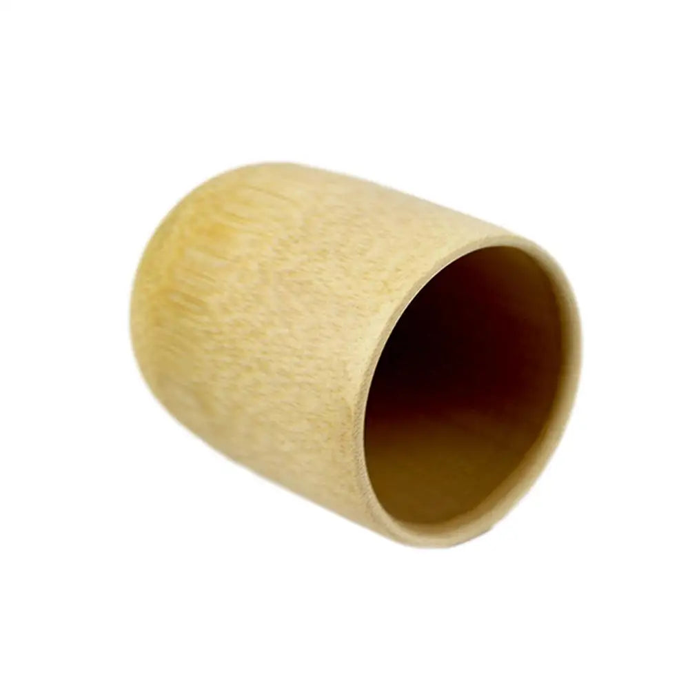 Green Natural Pure Hand Made Bamboo Cup Water Cup Bamboo Round Tea Cup Home House Supplies