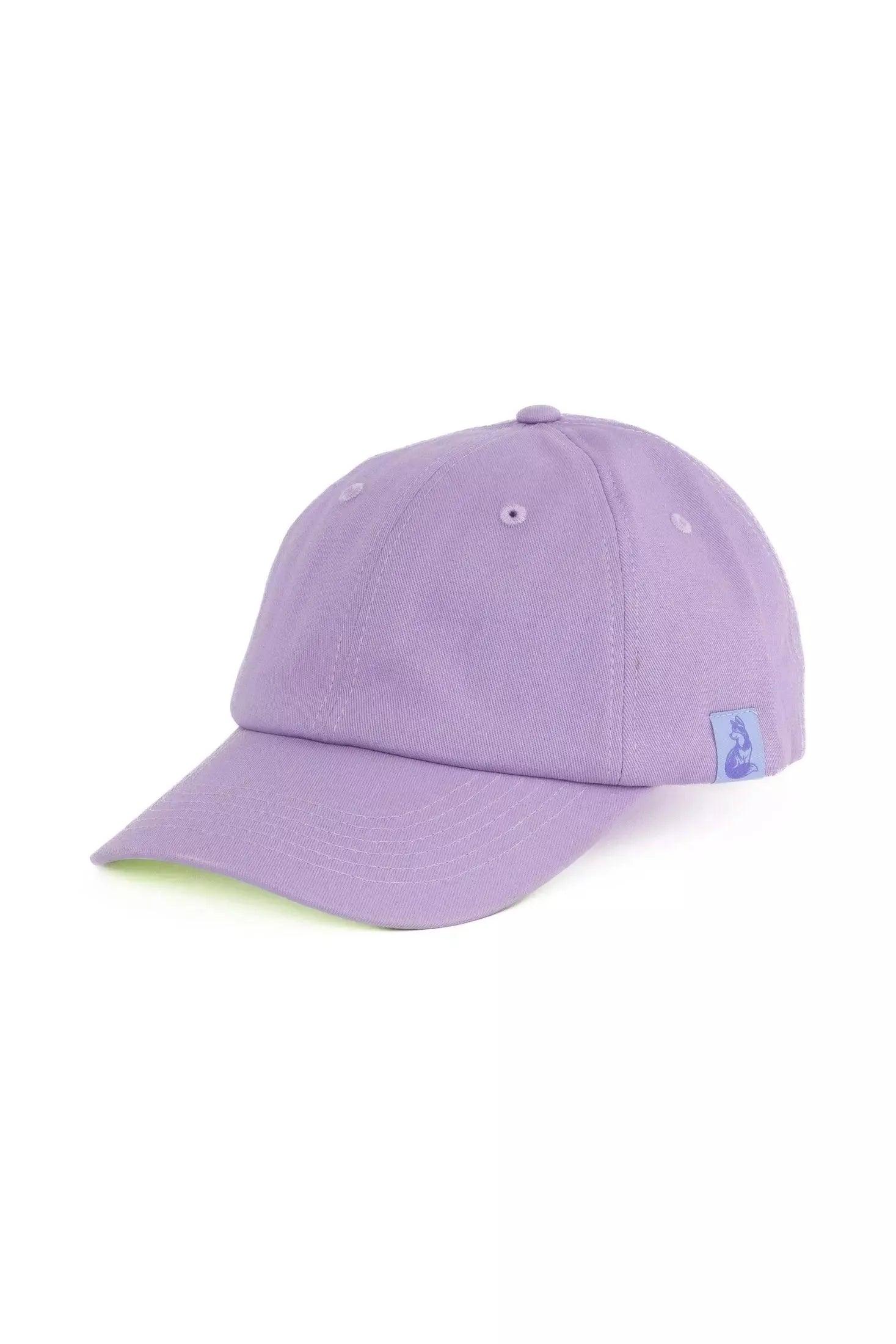 Lavender Garden Relaxed Baseball Cap - Orchid Bloom / Lime Green