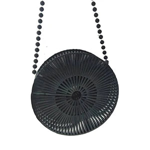 Round Summer Handmade Bamboo Bags Bohemian Straw Bag Hollow Rattan Woven Beach Bag Women Handbag Vintage Bali Lady Tote