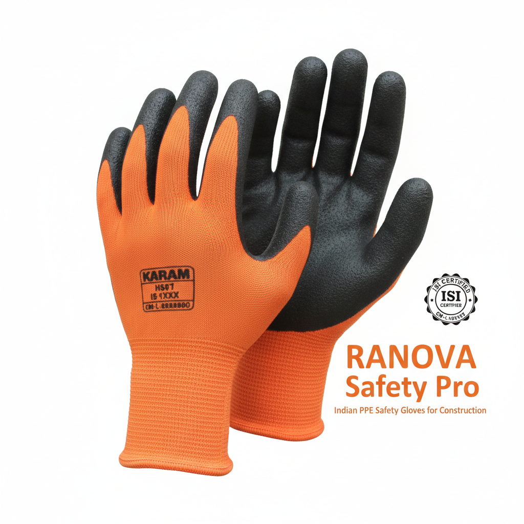 Karam HS11 Nitrile Coated Safety Gloves â€“ ISI Certified