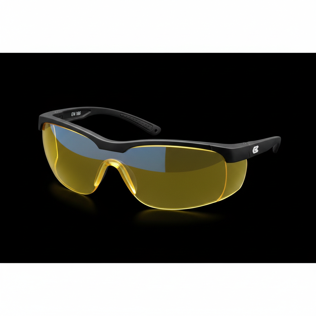 RANOVA USA Safety Pro Anti-Fog Yellow Lens Safety Spectacles â€“ ANSI Z87.1