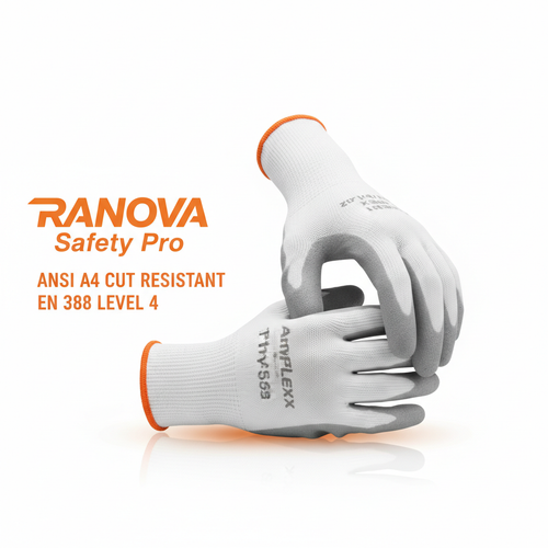 Ansell HyFlex 11-542 Cut Resistant Gloves â€“ ANSI A4 EN 388