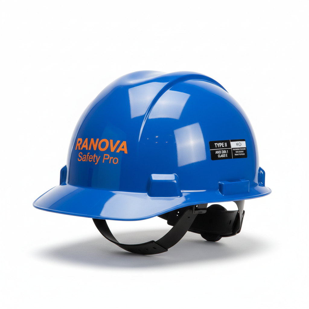 Pyramex Ridgeline Full Brim Hard Hat â€“ Type II Class E
