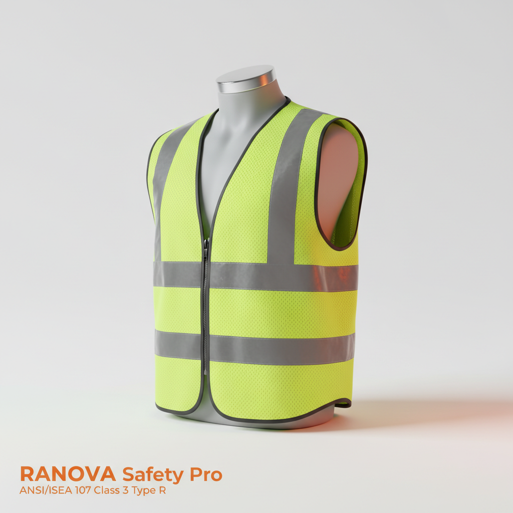 Radians SV55 Class 3 Hi-Vis Safety Vest â€“ ANSI 107 Type R