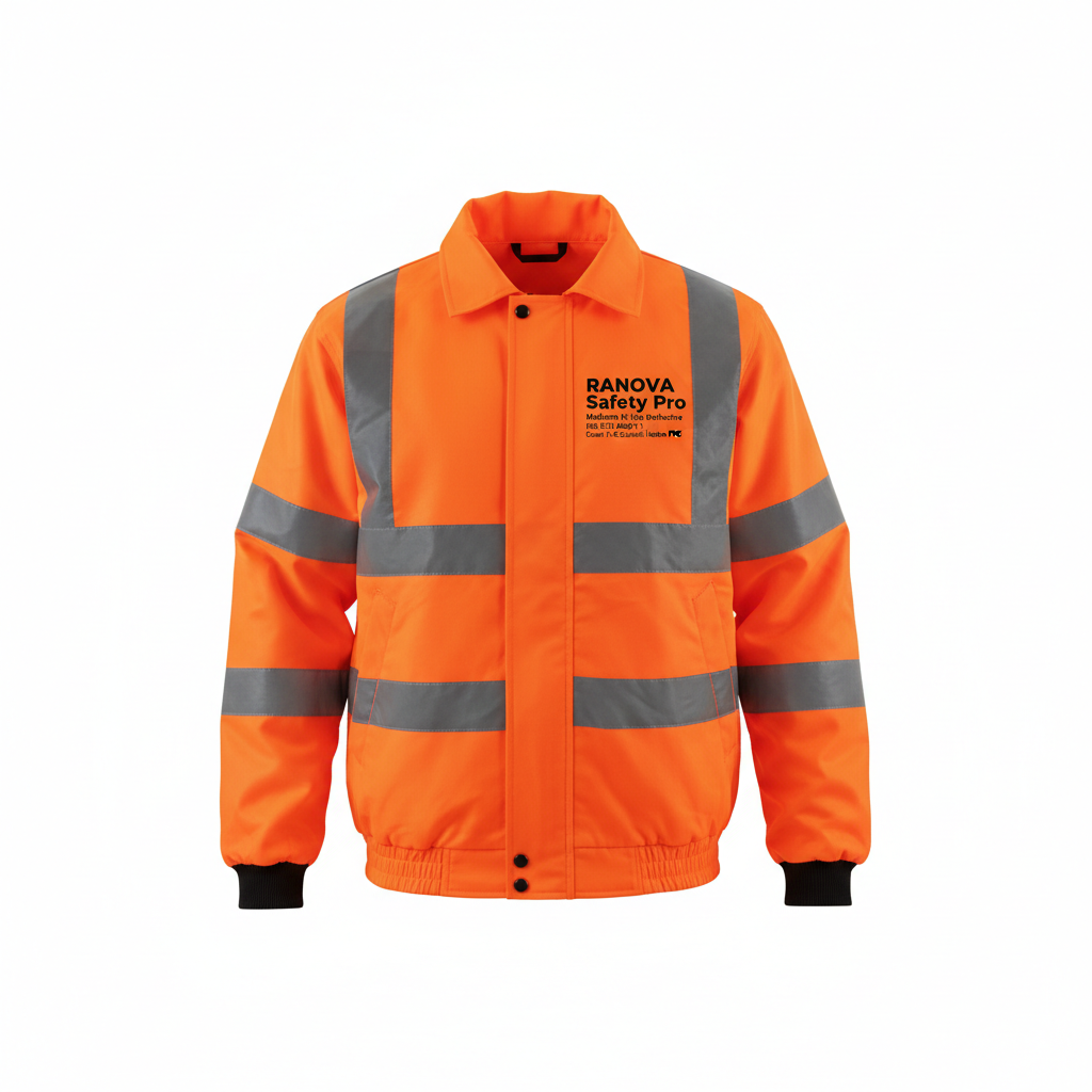 Mallcom Hi-Vis Reflective Safety Jacket â€“ EN ISO 20471 Class 2