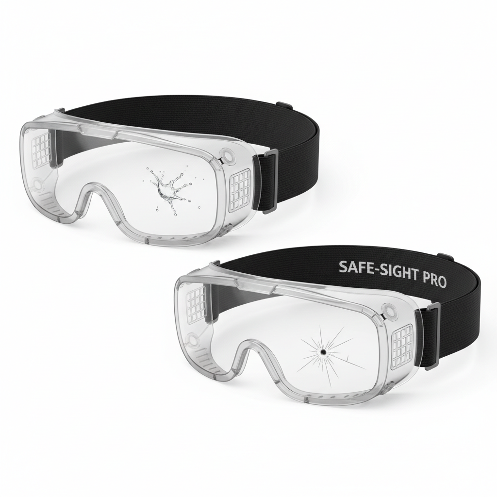 Anti-Fog Safety Goggles â€“ Splash & Impact Protection - Tinted