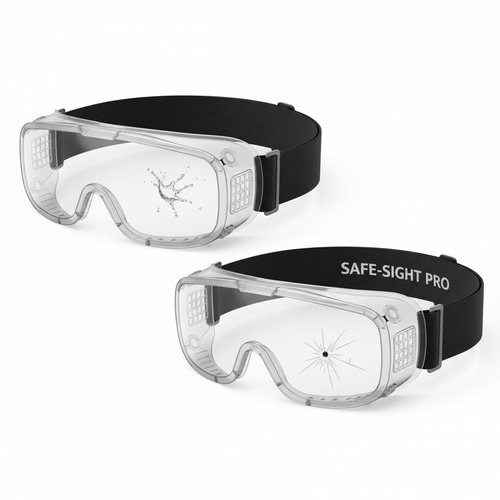 Anti-Fog Safety Goggles â€“ Splash & Impact Protection - Tinted