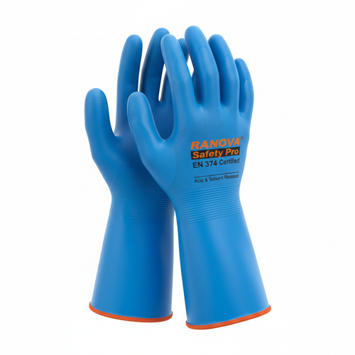 Ansell AlphaTec Chemical Resistant Neoprene Gloves â€“ EN 374