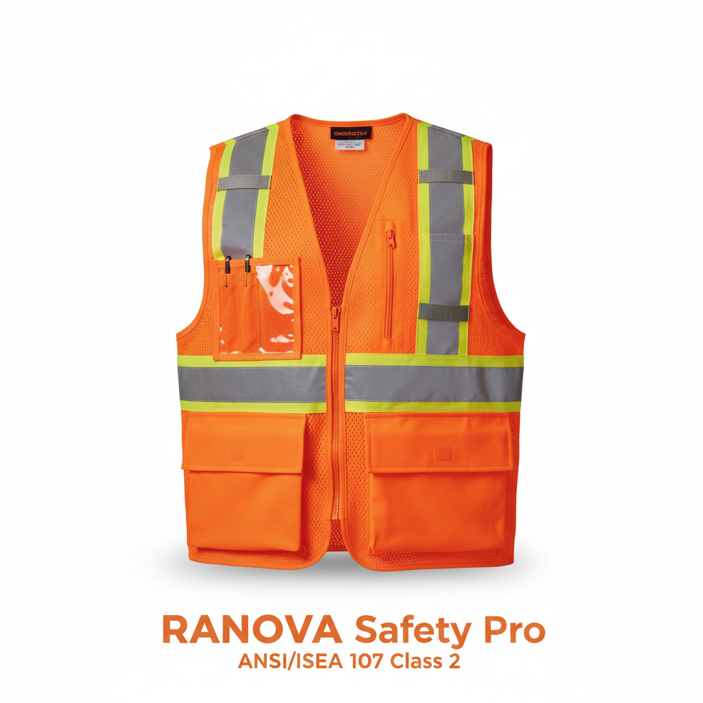 Ergodyne GloWear 8215BA Hi-Vis Class 2 Vest with Pockets