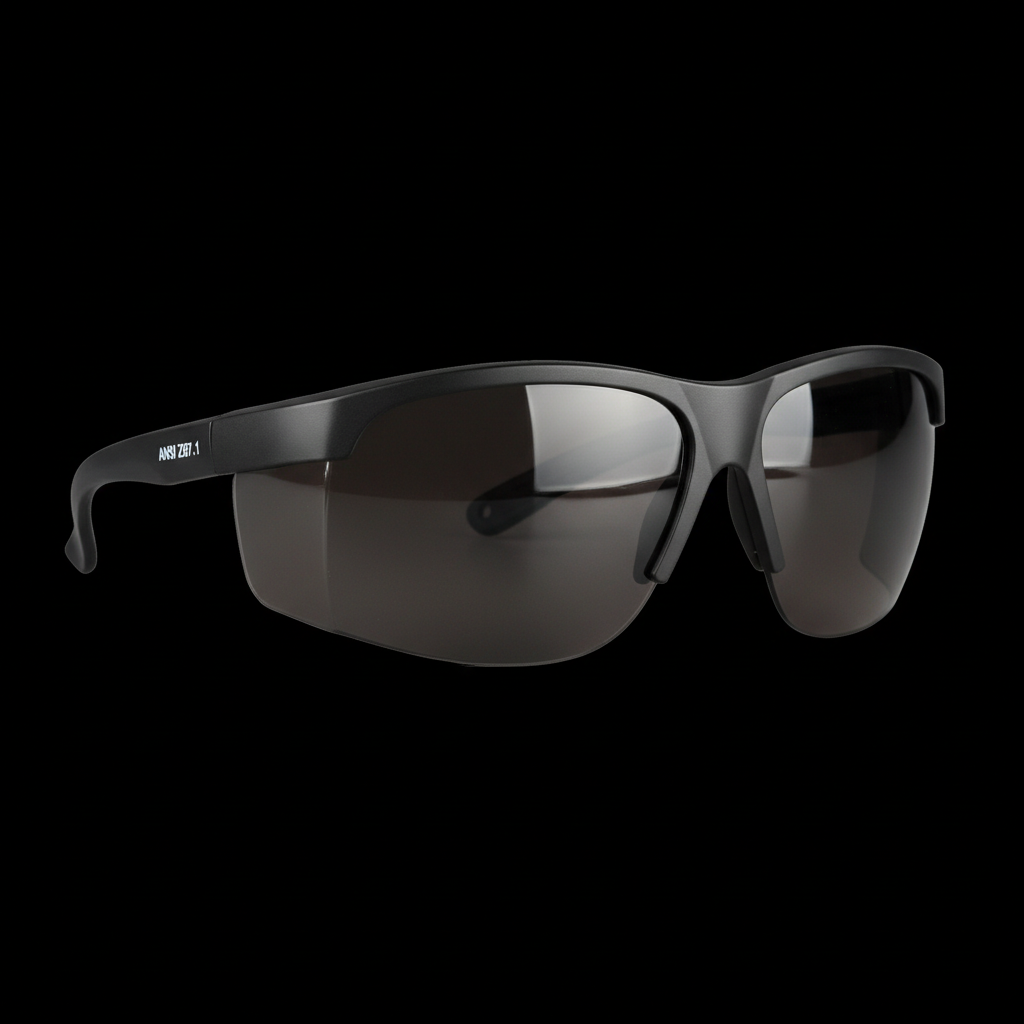 RANOVA USA Safety Pro UV400 Smoke Lens Safety Spectacles â€“ ANSI Z87.1